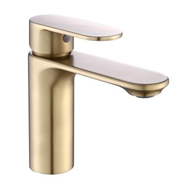 Braižyto aukso praustuvo maišytuvas, Brushed gold  MN02BG