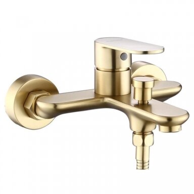 Braižyto aukso vonios maišytuvas, Brushed gold MN01BG Braižyto aukso vonios maišytuvas, Brushed gold MN01BG