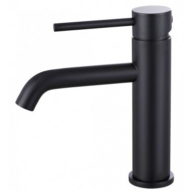 Braižyto plieno praustuvo maišytuvas, basin mixer Cherry, brushed steel 2