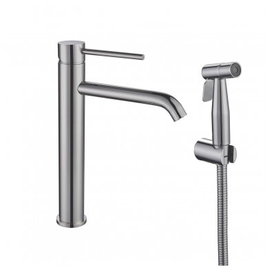 Juodas matas praustuvo maišytuvas, basin mixer Cherry, black mat 7 Juodas matas praustuvo maišytuvas, basin mixer Cherry, black mat 7